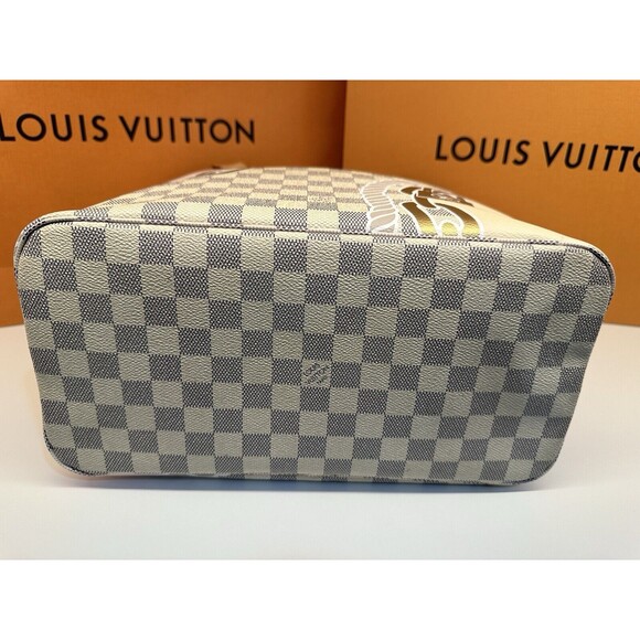 NIB Louis Vuitton Neverfull MM Nautical Azur N40471 💯% Authentic 🏅 - Picture 15 of 16